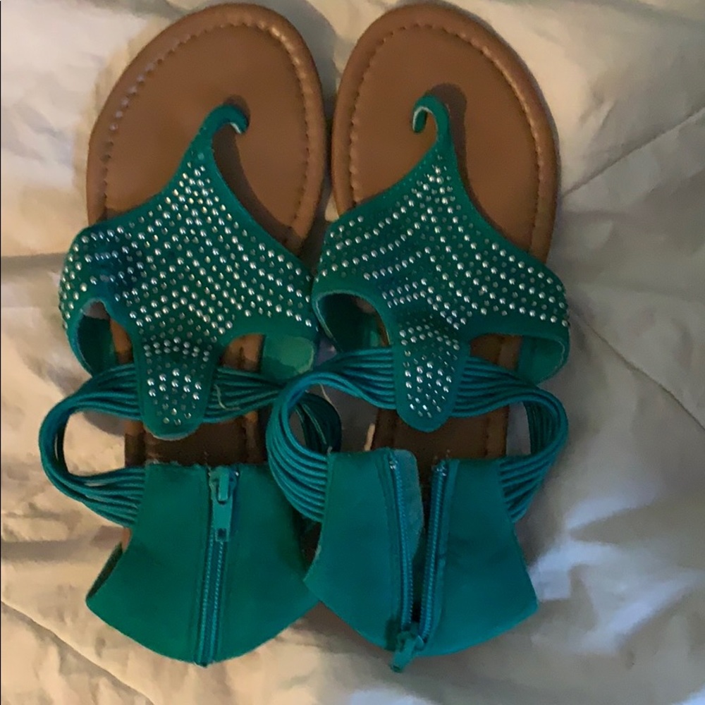 High rise sandals
